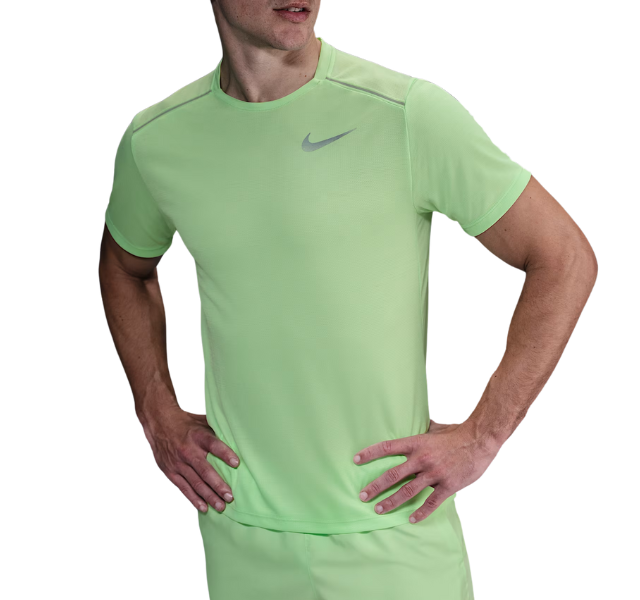Nike Miler T-Shirt - Windrunner - Flex Stride Shorts Outfit - Vapour Green/Black