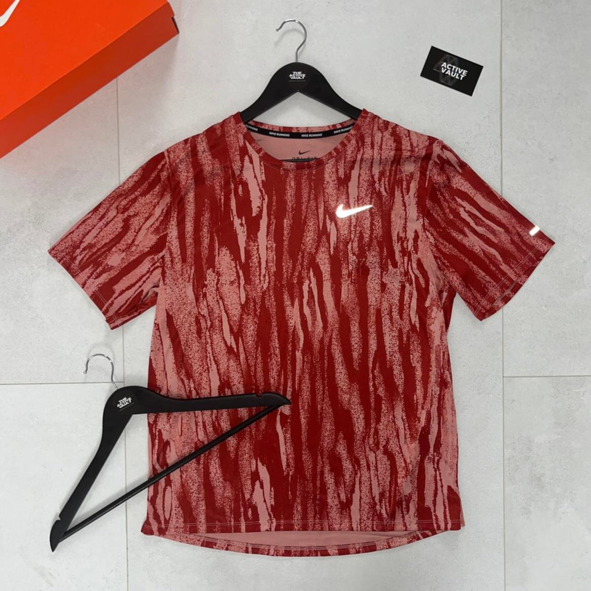 Nike Dri-FIT Wild Run Miler 2.0 T-Shirt - Red Camo - Active Vault