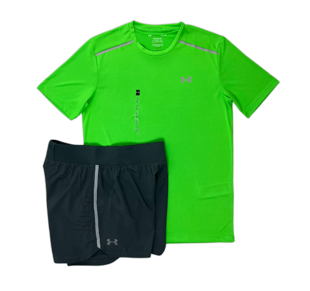 Under armour shorts and t deals shirt set