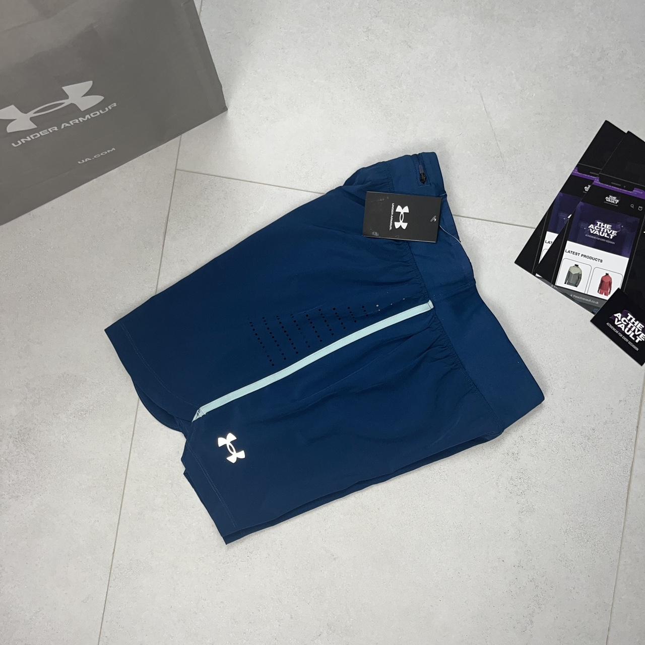 Under Armour Speedpocket 7 Inch Shorts - Blue - Active Vault