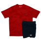 Under Armour Tech Velocity Jacquard Camo T-Shirt and Speedpocket 7 Inch Shorts Set - Red/Black - Active Vault