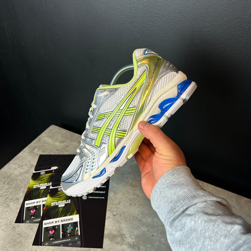 ASICS GEL-KAYANO 14 Trainers - White / Lime Green / Blue