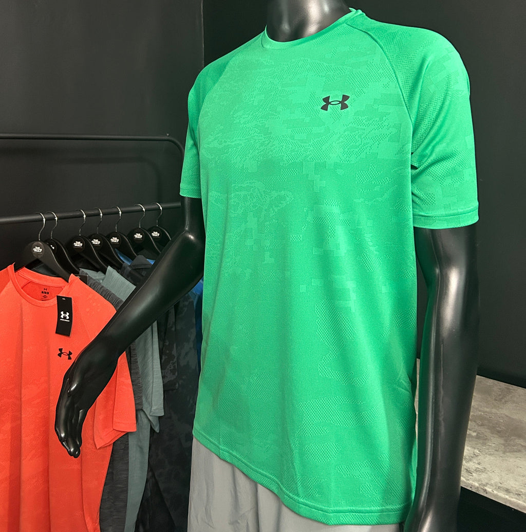 Under Armour Velocity Jacquard Camo T-Shirt - Green