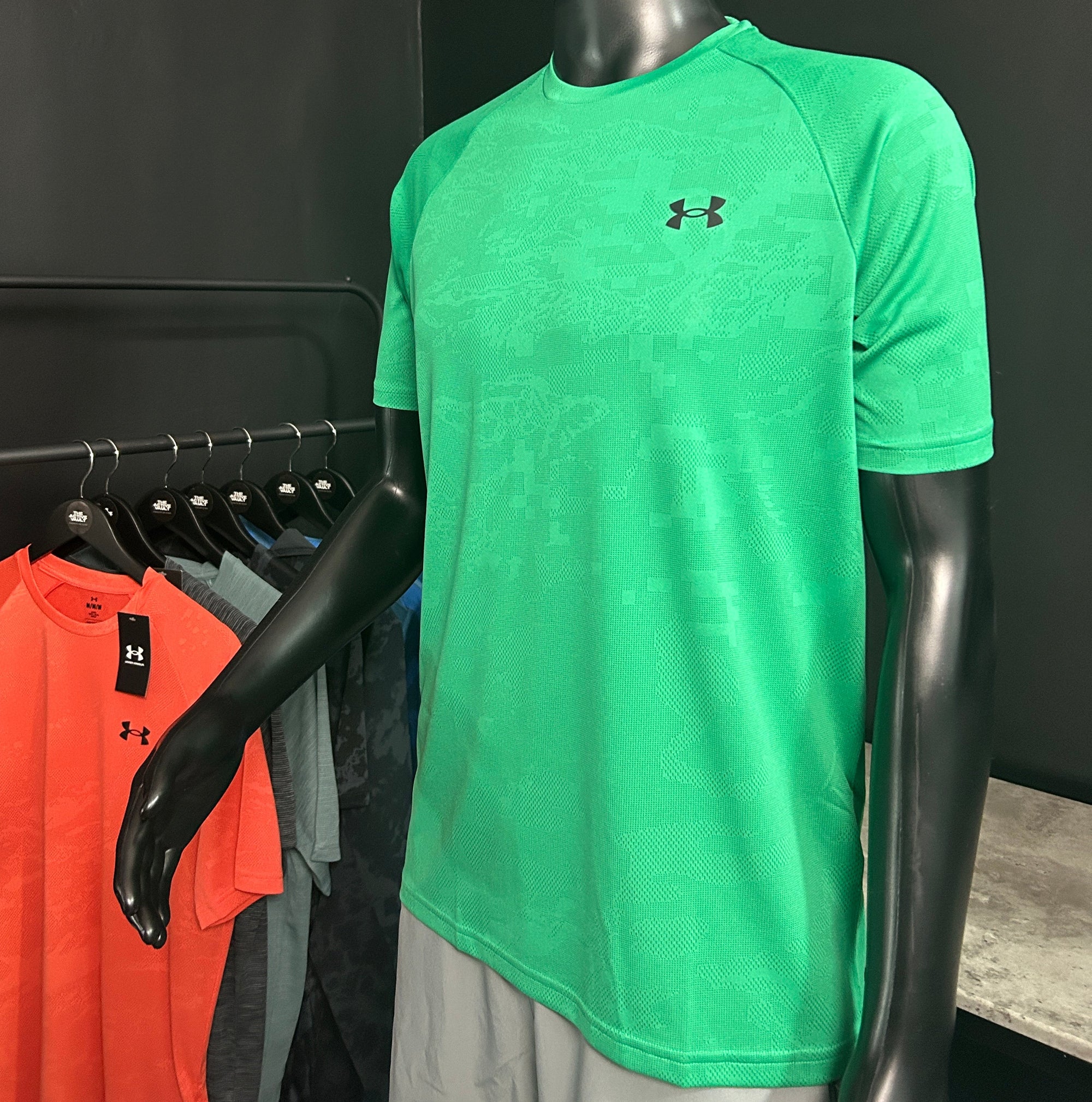 Under Armour Velocity Jacquard Camo T-Shirt - Green