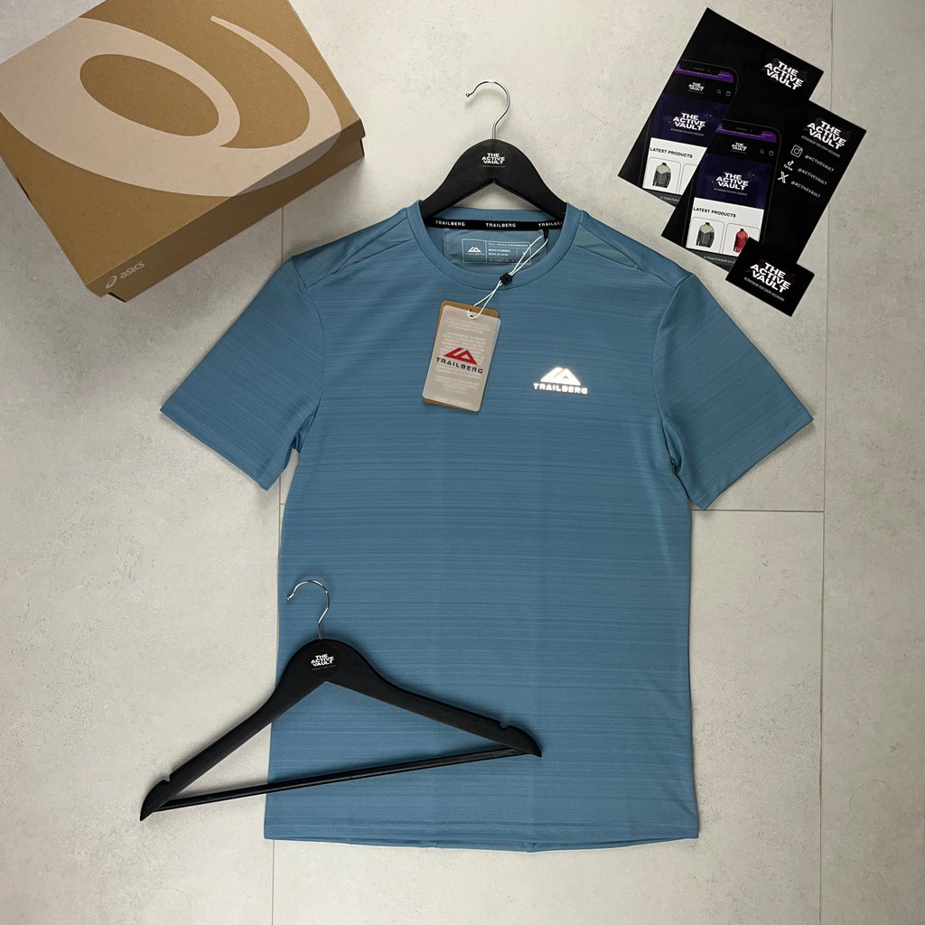 Trailberg Cloud T-Shirt - Washed Indigo/Frost Blue