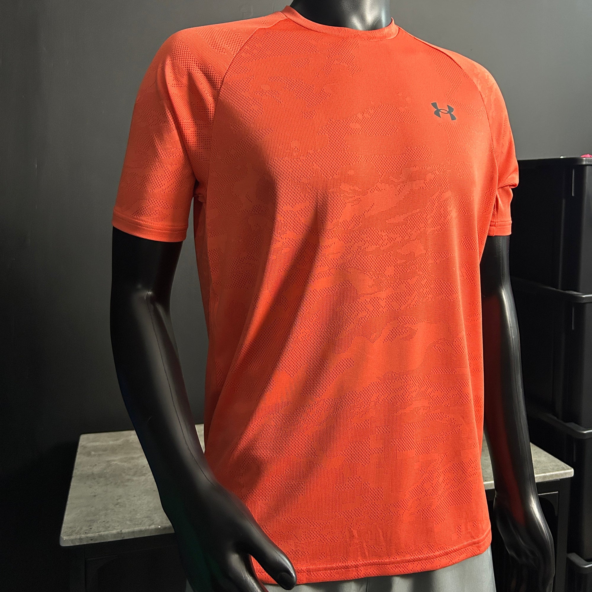 Under Armour Velocity Jacquard Camo T-Shirt - Orange