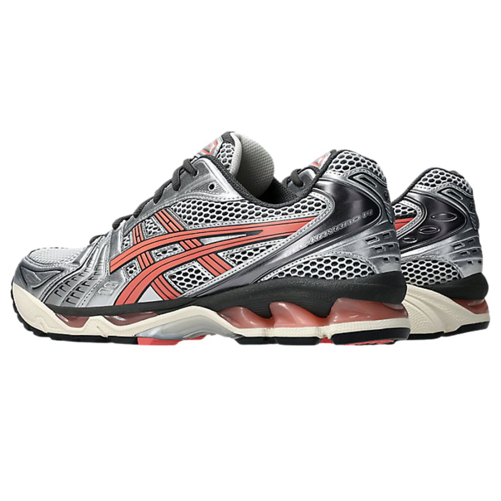 ASICS GEL-KAYANO 14 Trainers - White/Papaya Orange