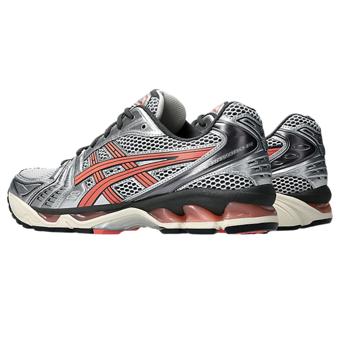 ASICS GEL-KAYANO 14 Trainers - White/Papaya Orange