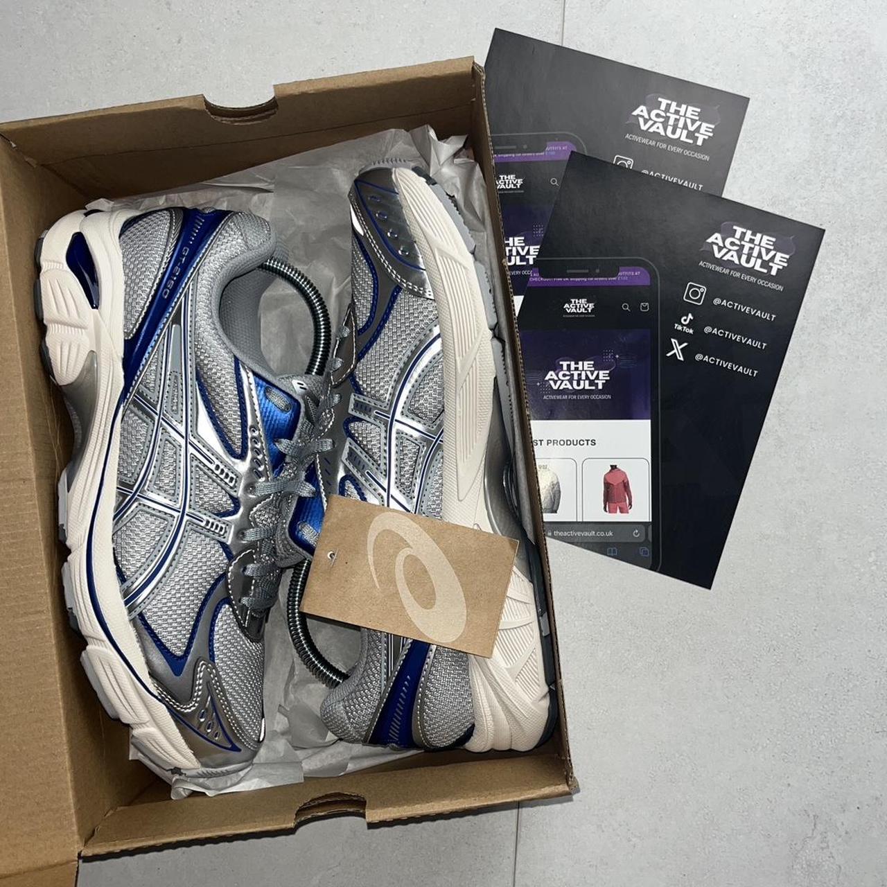 ASICS GT-2160 Mesh Trainers - Light Grey/Marine Blue