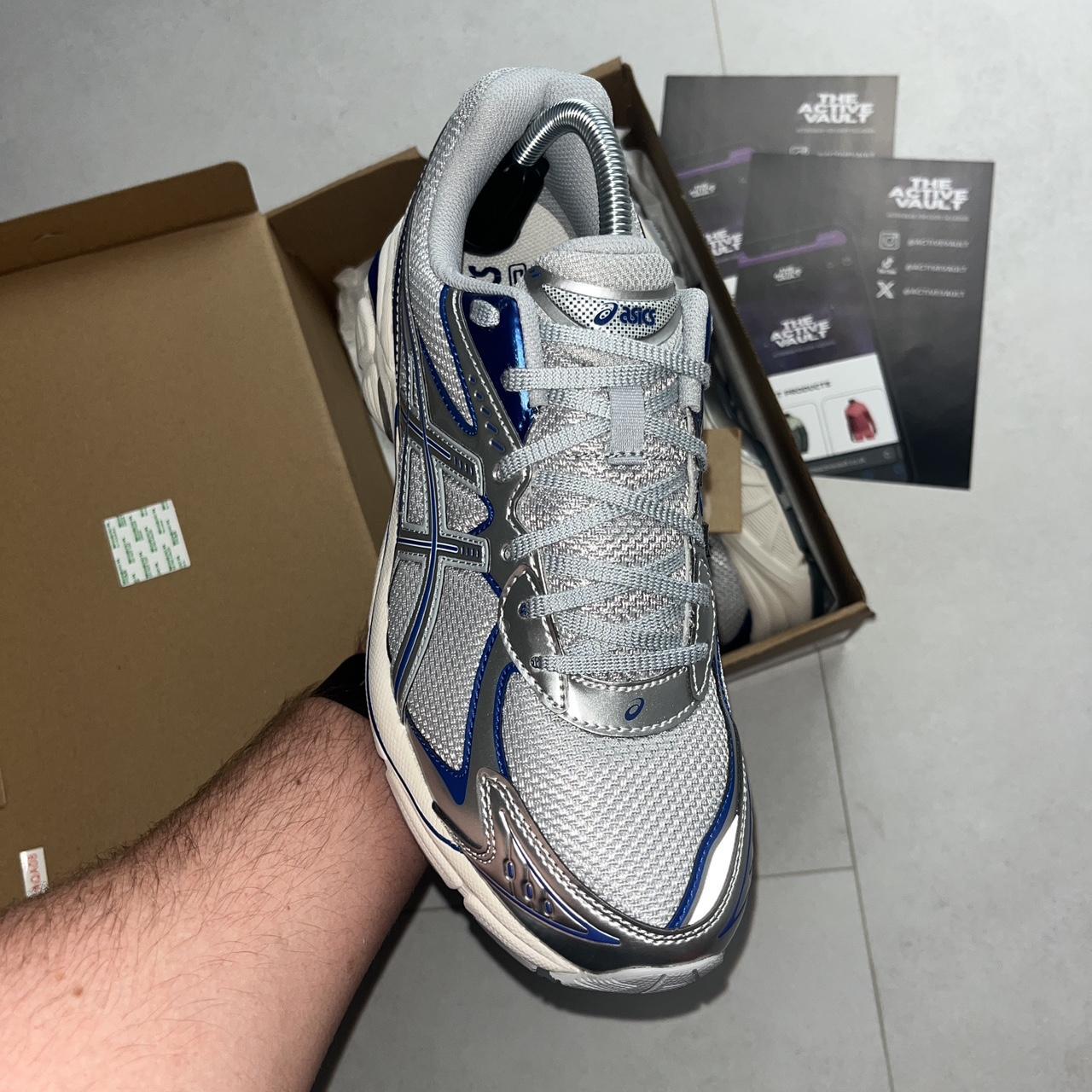 ASICS GT-2160 Mesh Trainers - Light Grey/Marine Blue