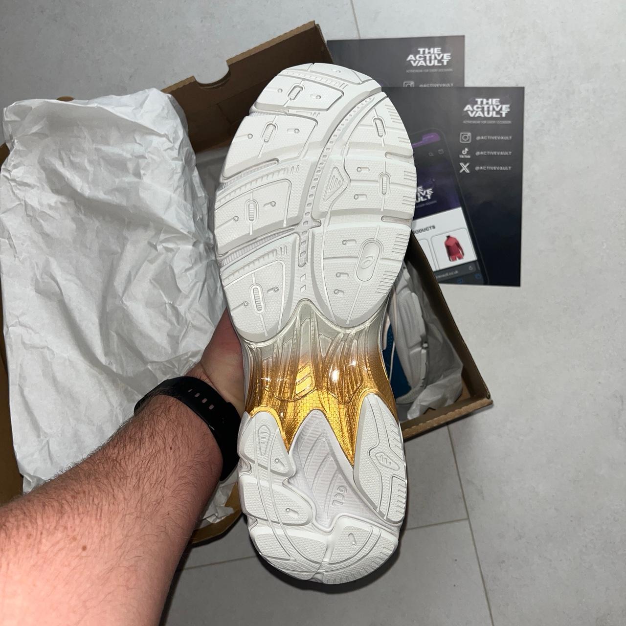 ASICS UB8-S GT-2160 Mesh Trainers - Azure Blue/Pure Gold