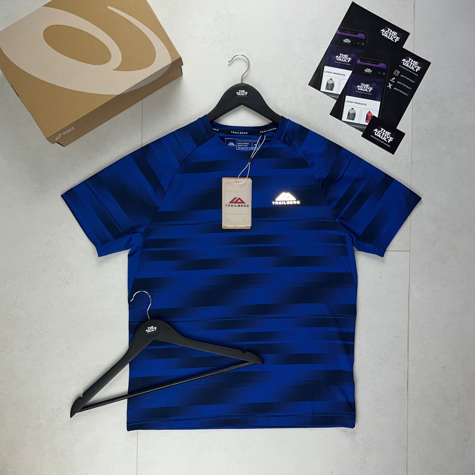 Trailberg Dimension 2.0 T-Shirt - Twilight Haze/Navy Blue