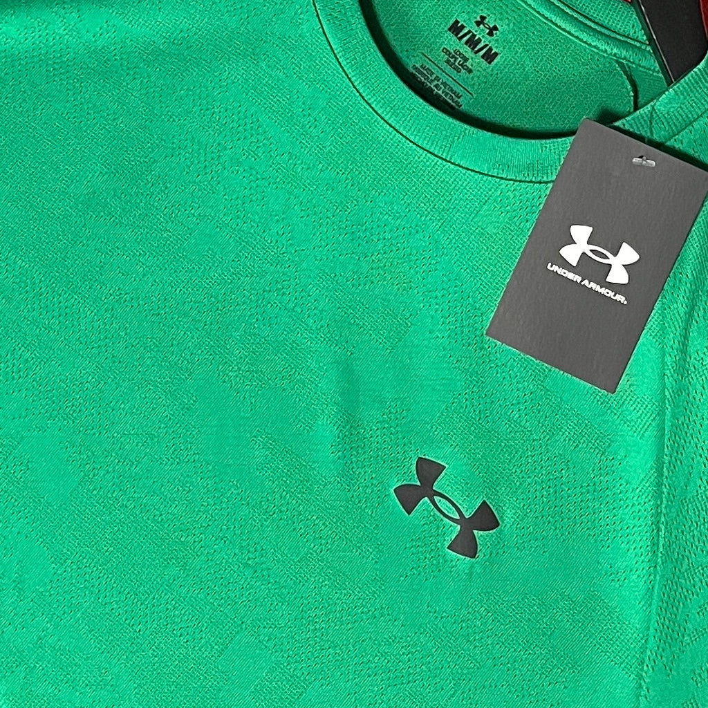 Under Armour Velocity Jacquard Camo T-Shirt - Green