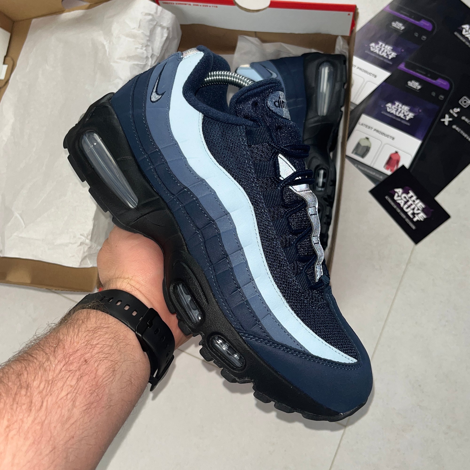 Nike Air Max 95 Trainers - Obsidian Blue