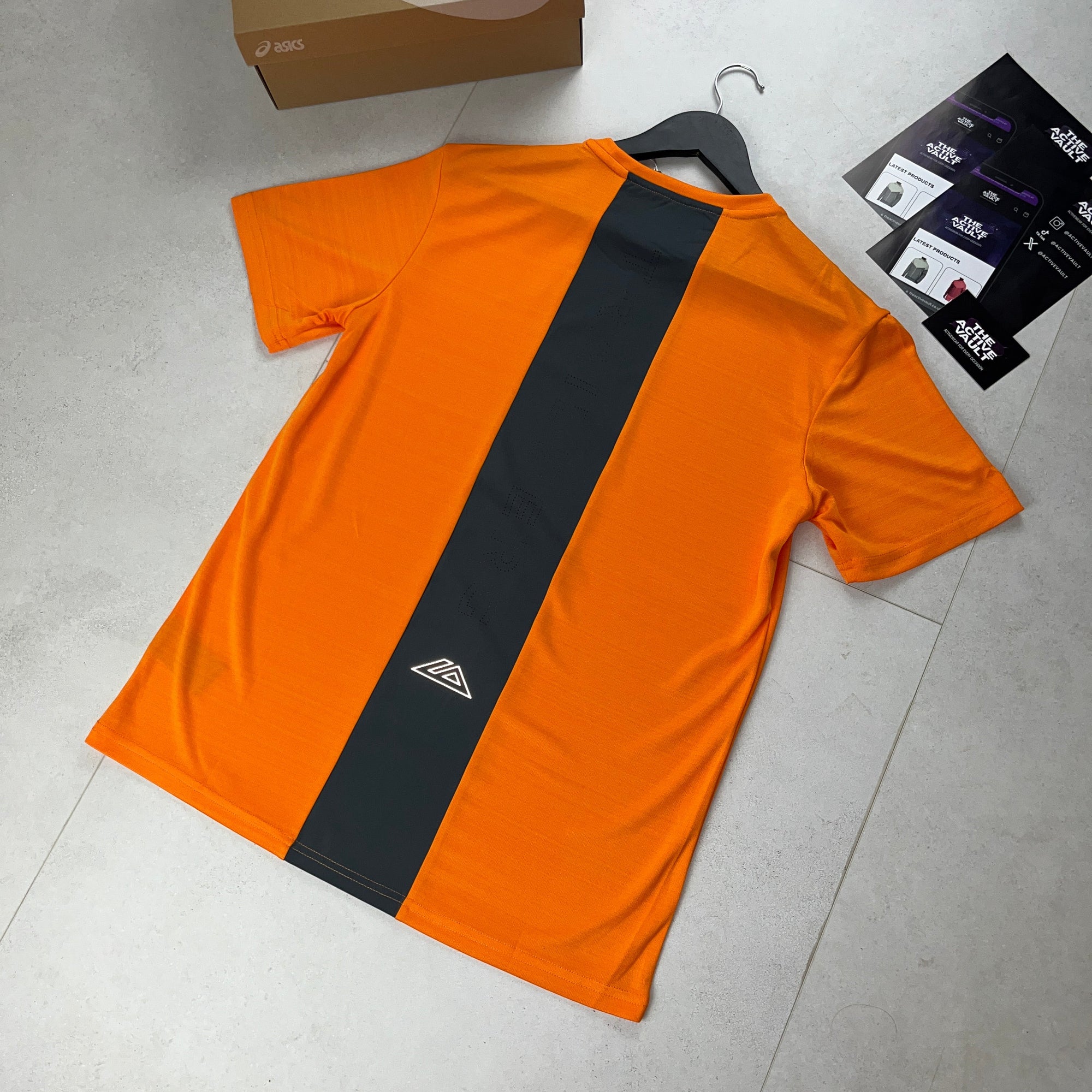 Trailberg Cloud T-Shirt - Orange Burst/Iron Grey