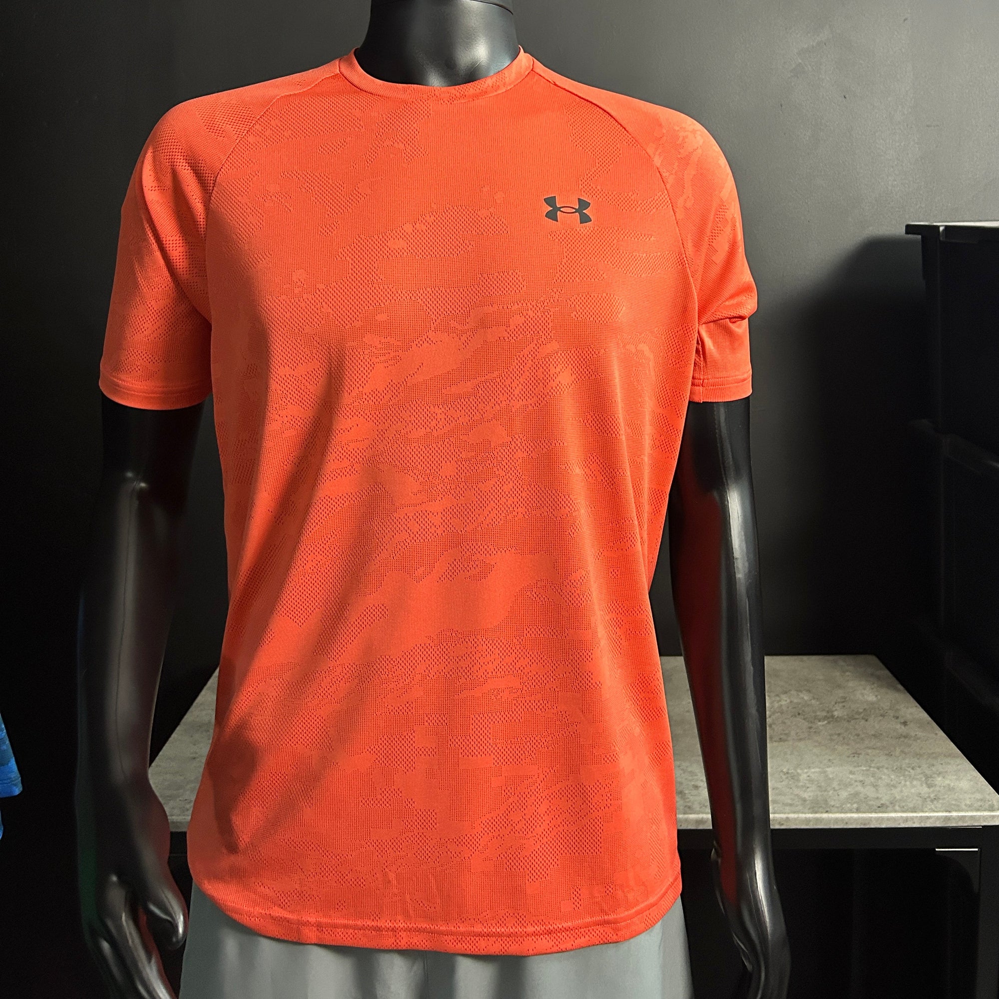 Under Armour Velocity Jacquard Camo T-Shirt - Orange