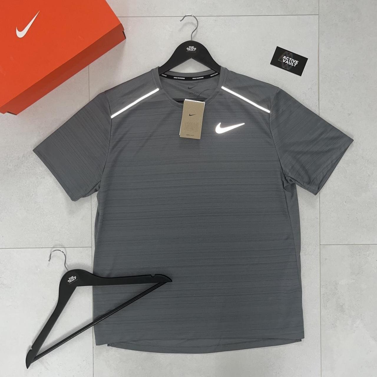 Nike 1.0 Miler T-Shirt - Grey - Active Vault