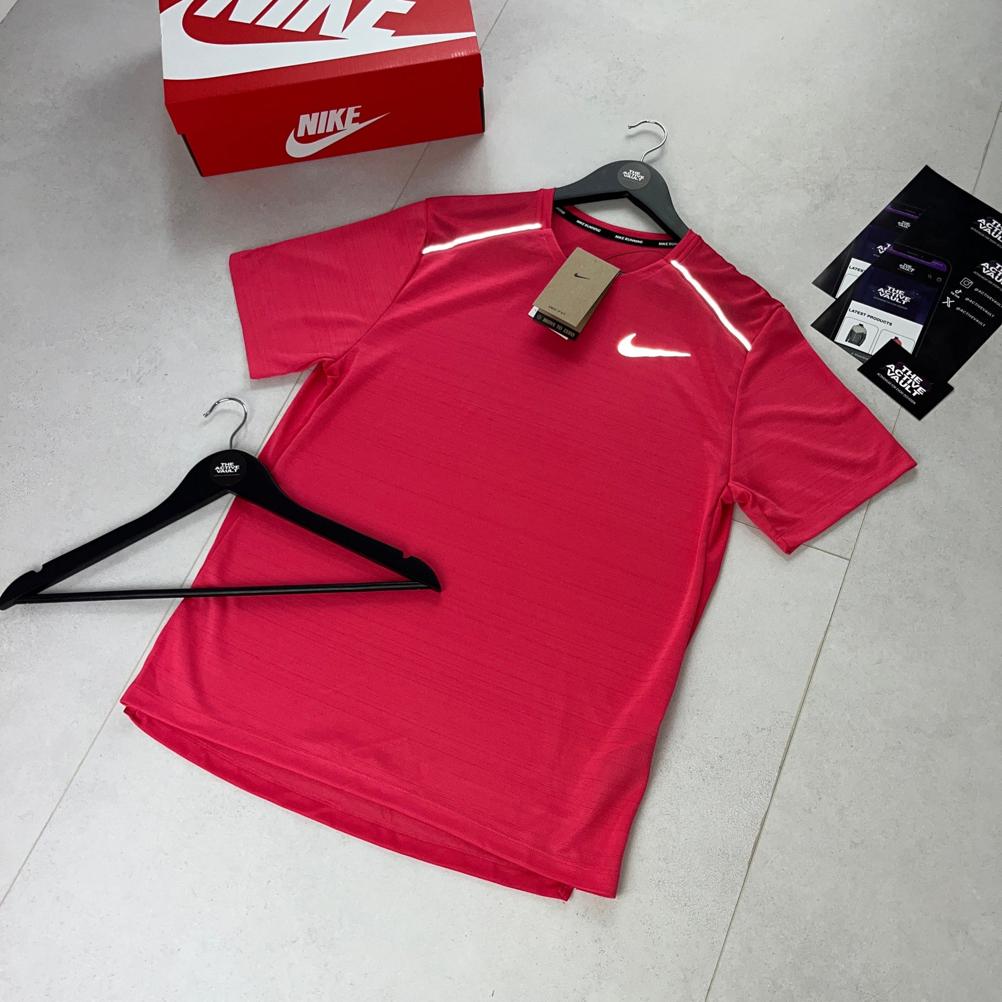 Nike 1.0 Miler T-Shirt - Aster Pink - Active Vault