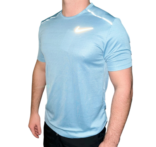 Nike 1.0 Miler T-Shirt - Worn Blue - Active Vault