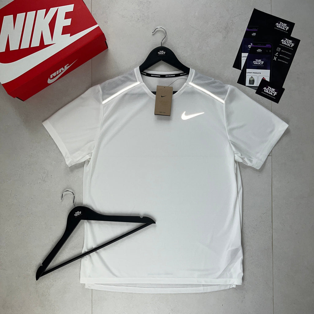 Nike 1.0 Miler T-Shirt - White - Active Vault