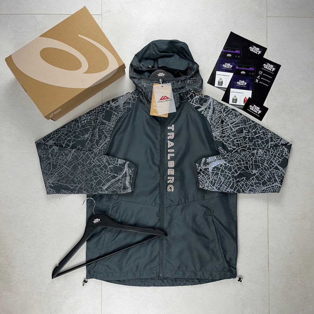 Trailberg Geneva Windbreaker Jacket - Charcoal Grey