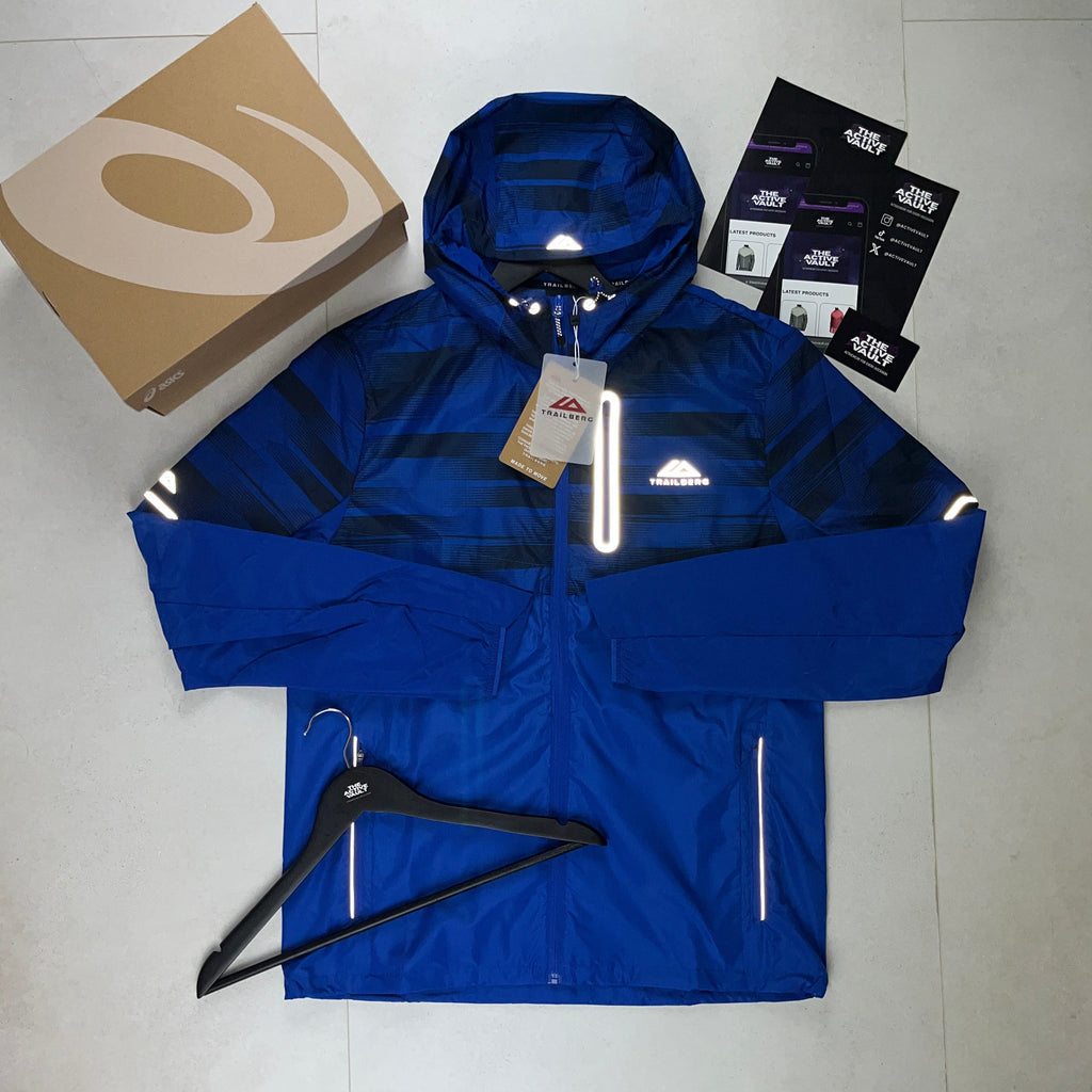 Trailberg Dimension 2.0 Windbreaker Jacket - Twilight Haze/Navy Blue