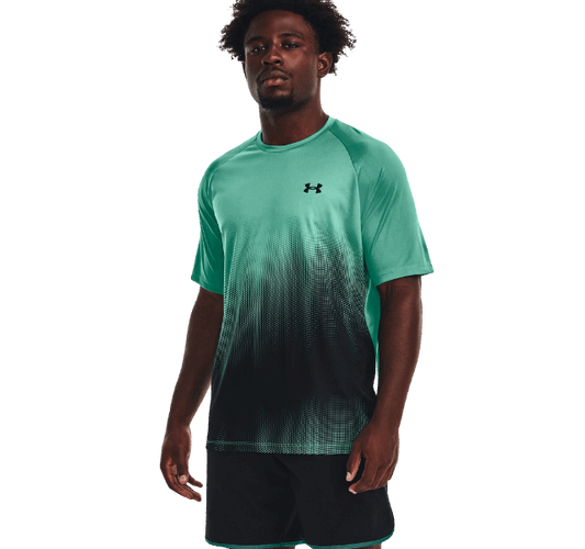 Under Armour Tech Fade T-Shirt - Green/Black - Active Vault