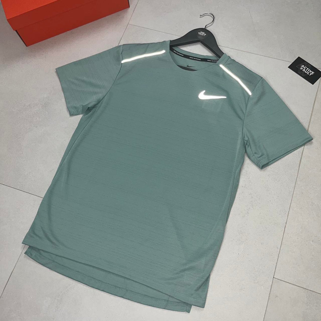 Nike Miler 1.0 T-Shirt - Mineral Green - Active Vault