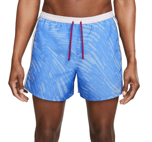 Nike Brief Lined 5 inch Reflective Run Division Shorts - Blue - Active Vault