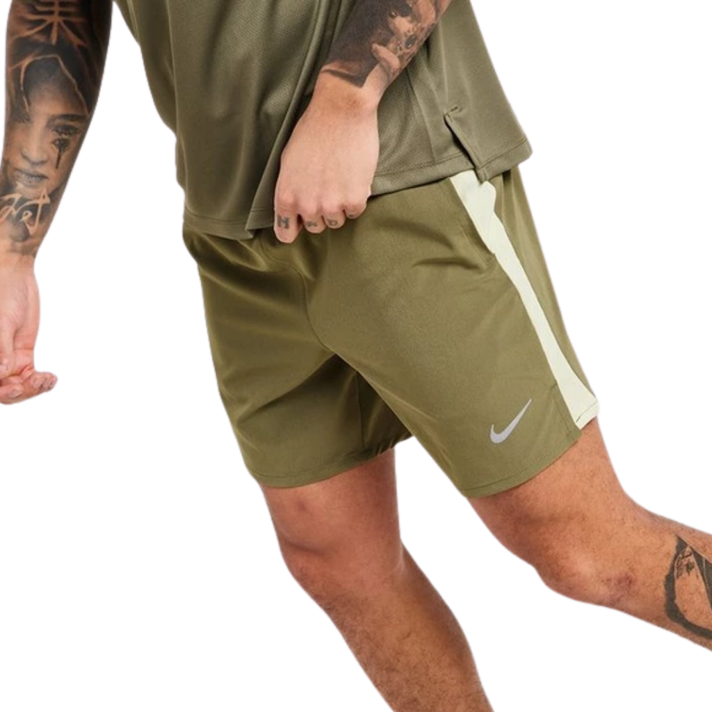 Nike Miler T-Shirt - Windrunner - Challenger Shorts Outfit - Medium Olive Green