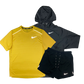 Nike Miler T-Shirt - Windbreaker - Flex Stride Shorts Outfit - Yellow/Black - Active Vault