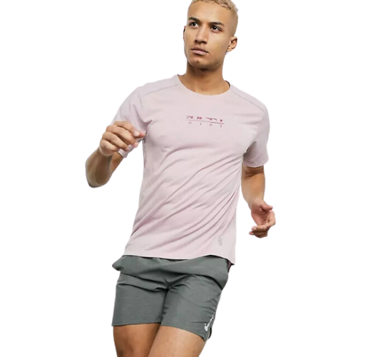 Nike Rise 365 Miler T-Shirt - Pink Foam - Active Vault