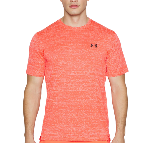 Under Armour Tech Vent Jacquard T-Shirt - Coral Pink - Active Vault