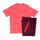 Under Armour Tech Velocity Jacquard Camo T-Shirt and Woven Graphic 7 Inch Shorts Set - Pink/Dark Maroon - Active Vault
