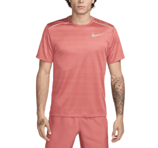 Nike Miler 1.0 T-Shirt - Adobe Red - Active Vault