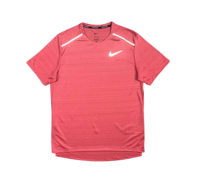 Nike Miler 1.0 T-Shirt - Adobe Red