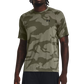 Under Armour Tech Velocity Jacquard Camo T-Shirt and Speedpocket 5 Inch Shorts Set - Marine Green/Grey - Active Vault