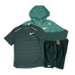 Nike Miler T-Shirt - Windrunner - Flex Stride Shorts Outfit - Bicoastal Green/Vintage Green