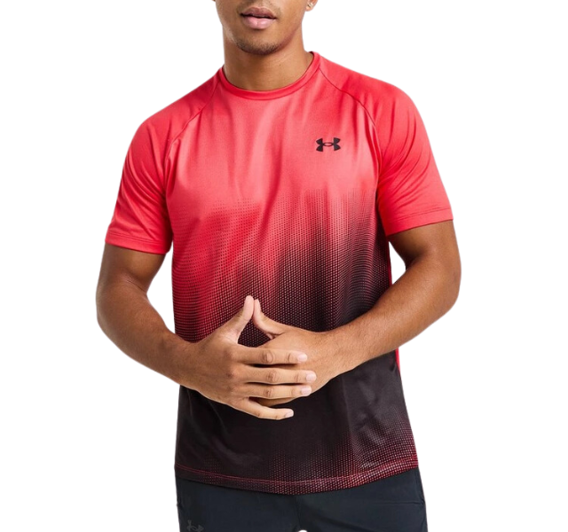 Under Armour Tech Fade T-Shirt - Red/Black - Active Vault