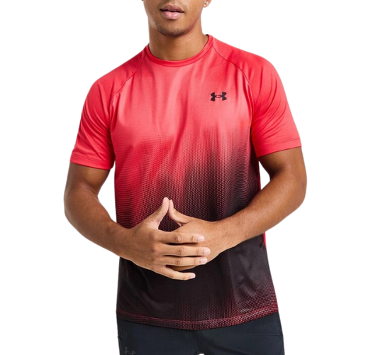 Under Armour Tech Fade T-Shirt - Red/Black