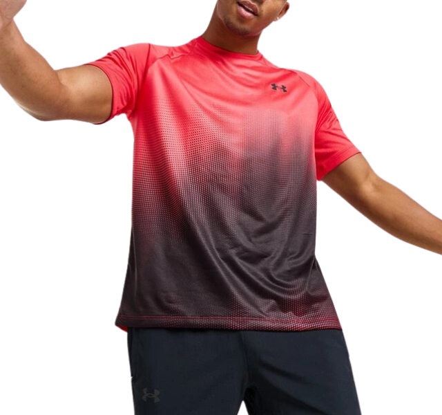 Under Armour Tech Fade T-Shirt - Red/Black - Active Vault