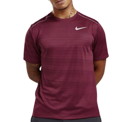 Nike Miler 1.0 T-Shirt - Night Maroon - Active Vault