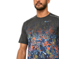 Nike Floral Breathe Miler 1.0 T-Shirt - Grey/Floral Print - Active Vault