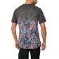 Nike Floral Breathe Miler 1.0 T-Shirt - Grey/Floral Print - Active Vault