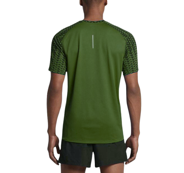 Nike Dri Fit High Noon Miler T-Shirt - Khaki (Old Season)