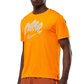 Nike Dri FIT Adv Run Division Spell-Out Graphic T-Shirt- Orange/White - Active Vault