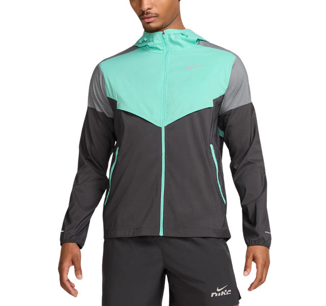 Nike Miler T-Shirt - Windrunner - Flex Stride Shorts Outfit - Hyper Turquoise/Black/Black