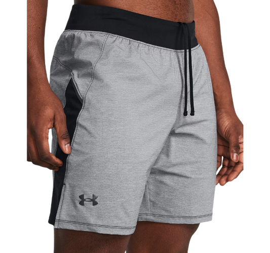 Under Armour Launch Pro 7 Inch Shorts - Heather Grey/Black