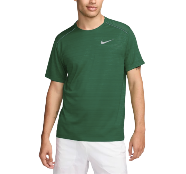Nike Miler T-Shirt - Windrunner - Flex Stride Shorts Outfit - Bicoastal Green/Vintage Green