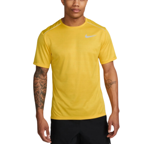 Nike 1.0 Miler T-Shirt - Yellow (Vivid Sulphur) - Active Vault